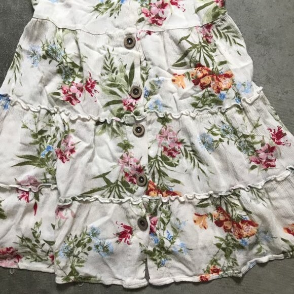 Floral spring dress girls size 7/8 - Picture 3 of 5